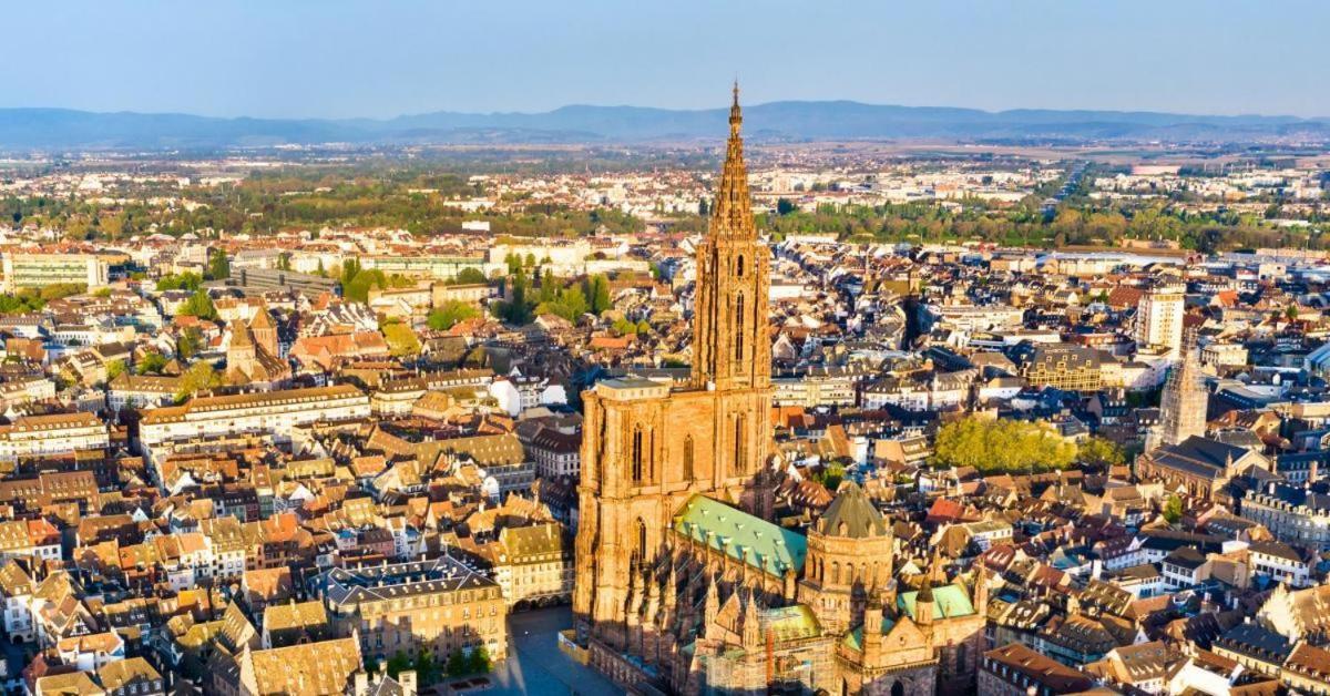 Appartement Rooftop - 5 Min Centre Ville Strasbourg 希尔蒂盖姆 外观 照片