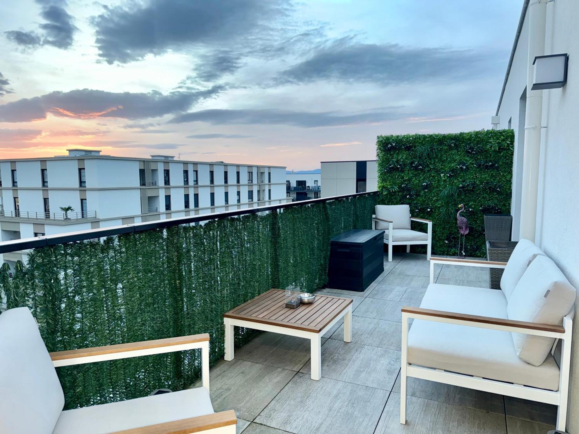 Appartement Rooftop - 5 Min Centre Ville Strasbourg 希尔蒂盖姆 外观 照片